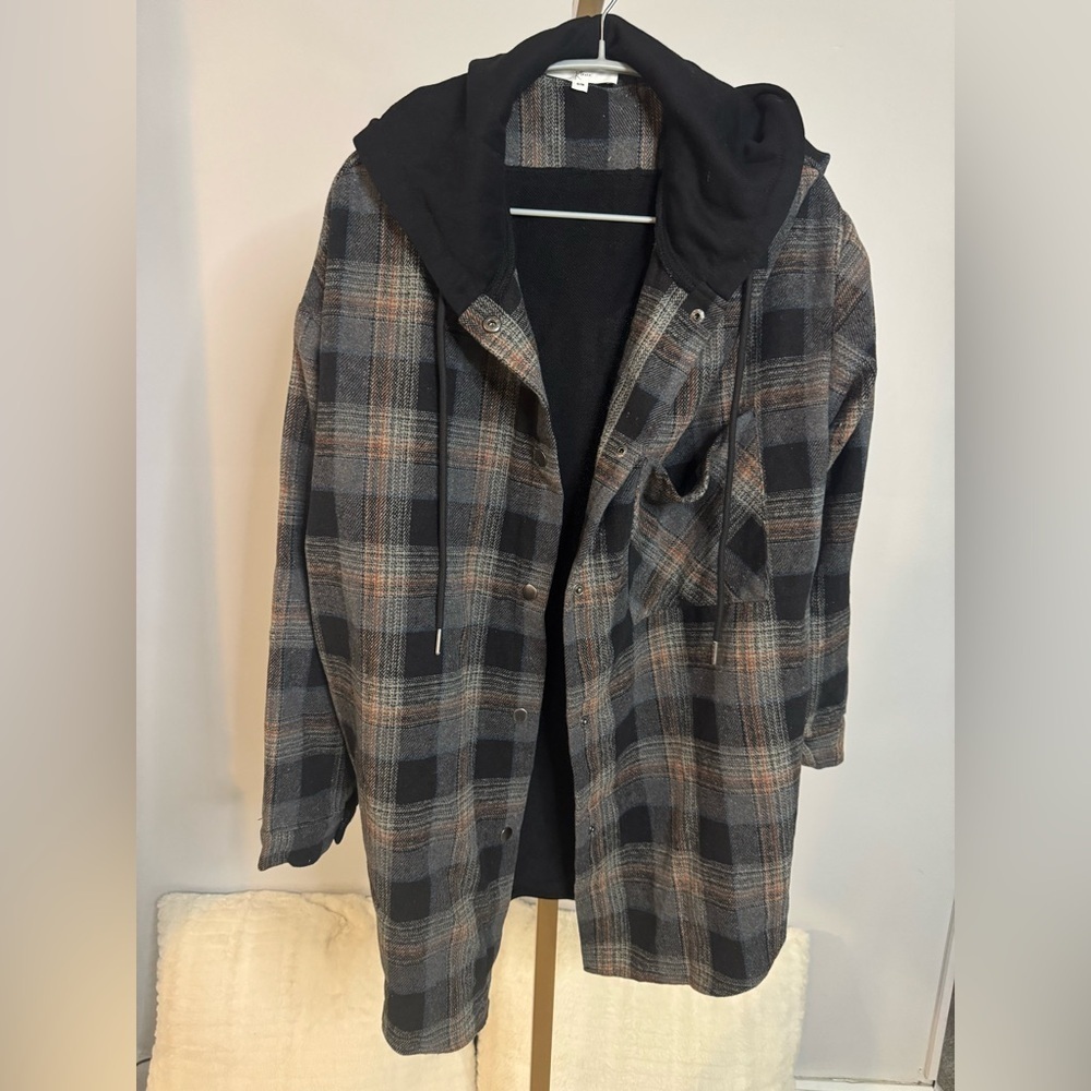 Women's Oversized Plaid Shacket